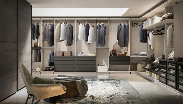 时尚轻奢衣柜设计，意大利高端衣柜品牌Veneran衣帽间高清大图赏析