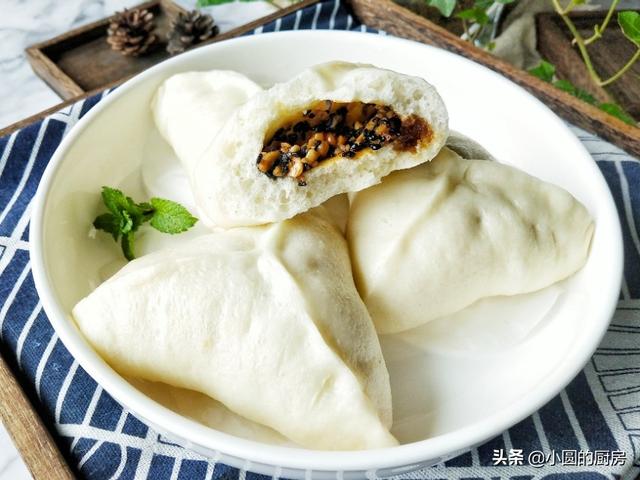 自己在家做糖包的方法，传统农家三角白糖包