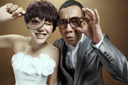 应采儿陈小春结婚照，陈小春应采儿甜蜜合照（陈小春应采儿又拍婚纱照了）