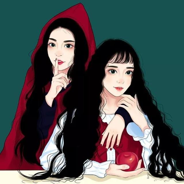 超有质感的手绘头像，能够给自己增加自信心