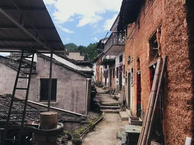 徽州古村落的风景，厚度旅行文山村