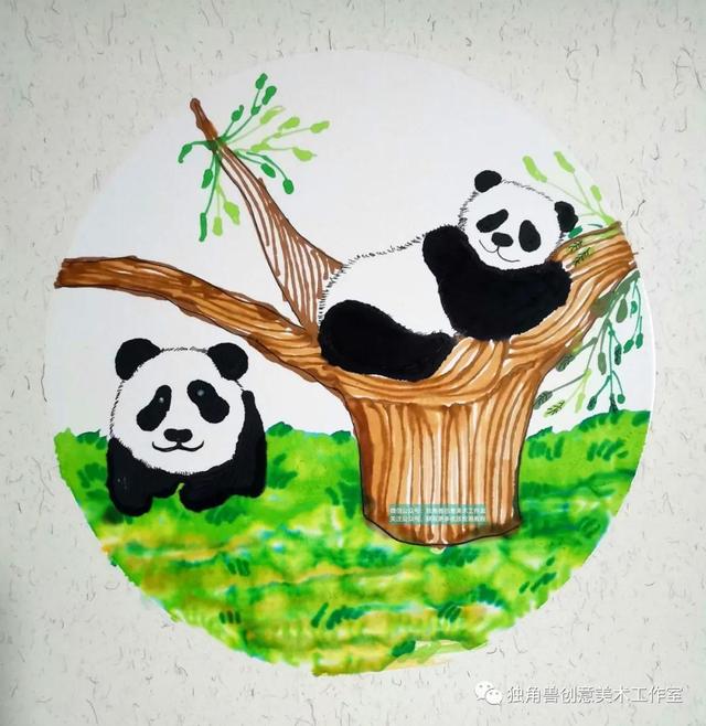 怎样绘画熊猫，周少简单6步零基础教你们画功夫熊猫