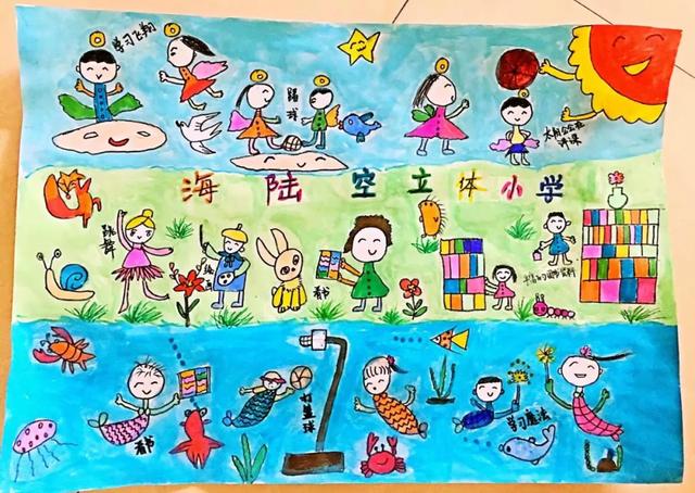 一些好看的儿童画适合小学生的，精选51张少儿美术素材范画