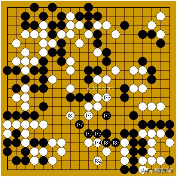 围棋开局规则图解，围棋实战包干制规则下