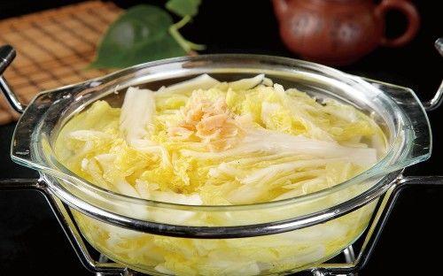 开水白菜的制作教程，美食做法——开水白菜