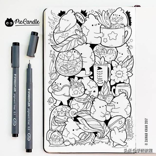 可爱的小精灵画法简笔画，一组超可爱小精灵简笔画