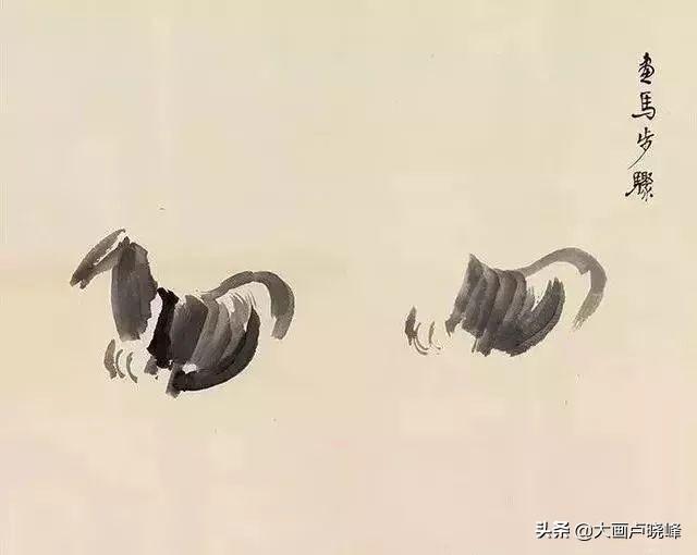 徐悲鸿画的马教程，看了徐悲鸿先生画马图解
