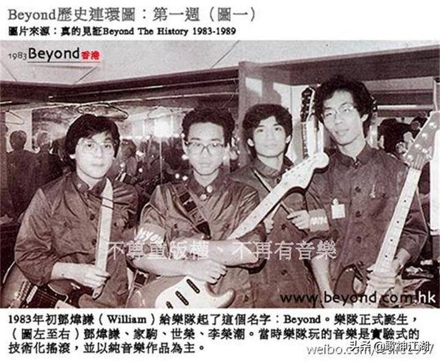 beyond乐队总共有几个人，黄家驹一手组建的Beyond乐队