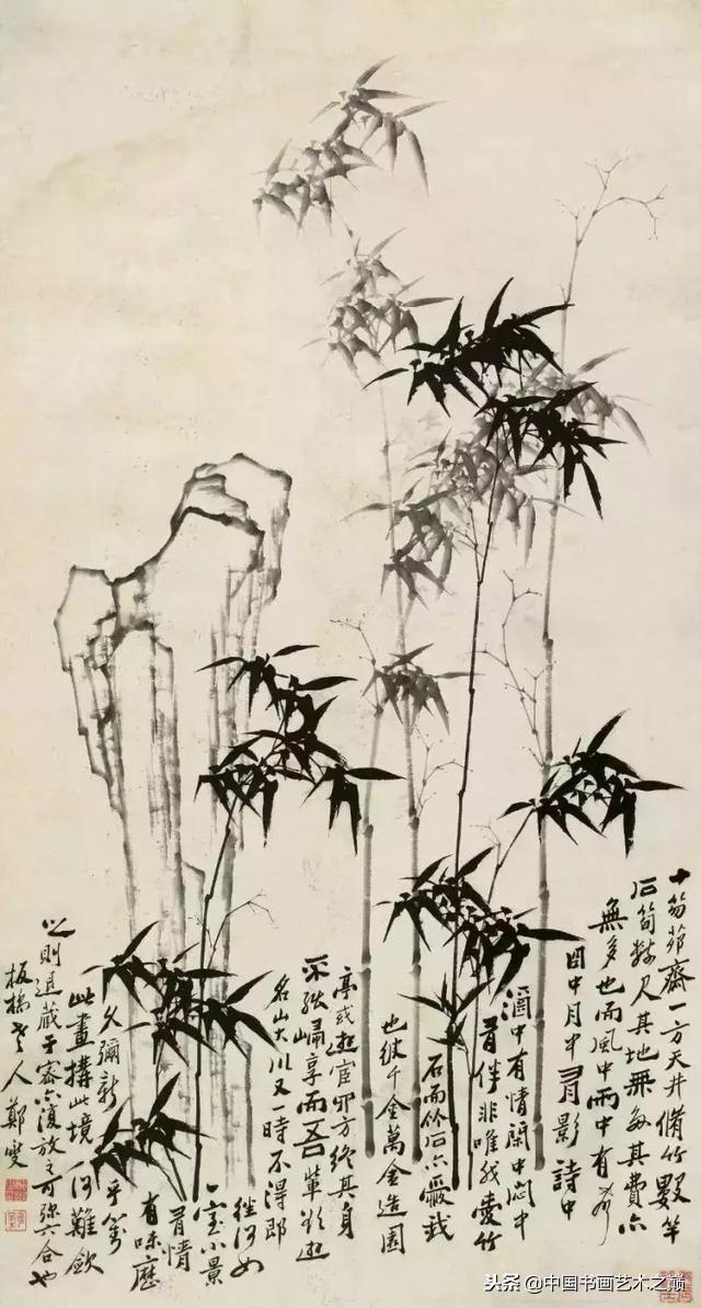 郑板桥写意画欣赏，郑板桥一生只画兰