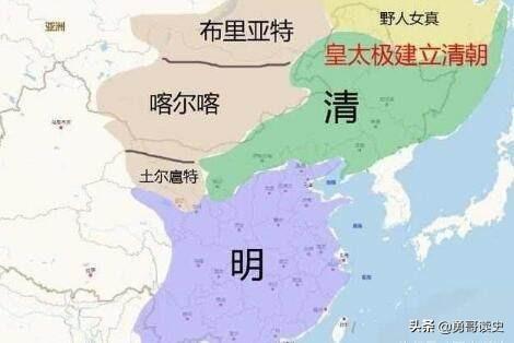 清朝从诞生到灭亡的地图，美丽的1820年大清朝地图