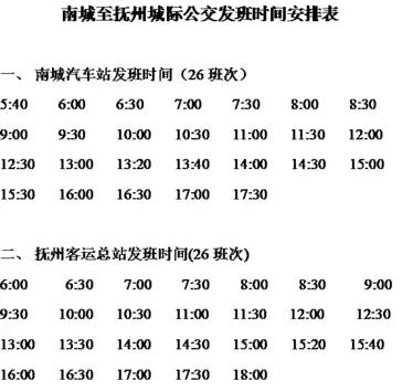 抚州客运中心站有什么车，抚州客运总站省际、市际班线途经站点汇总