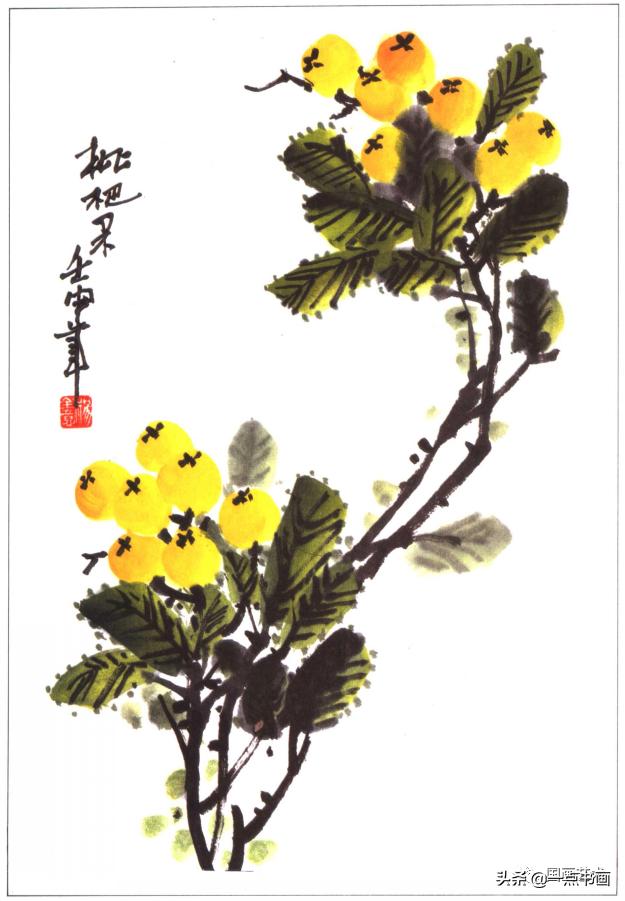 写意蔬果番茄的画法，写意蔬果画法步骤示范