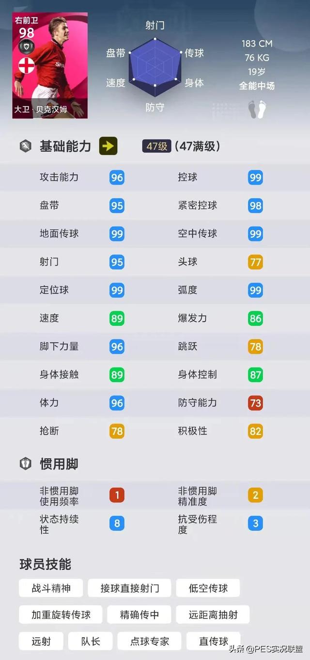 实况足球最强右后卫，实况足球阵型推荐2022最强右后卫（实况足球国服利物浦精选简析）