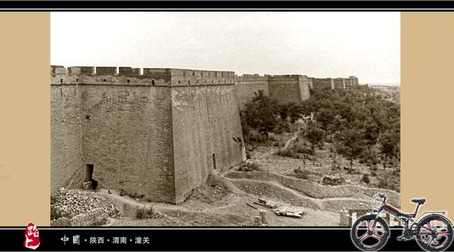 潼关古城简图，1933年的潼关古城