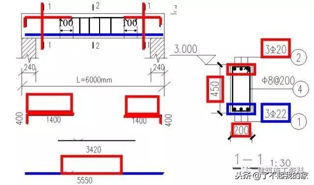 三维梁钢筋平法识图，基础梁钢筋图纸入门识图讲解