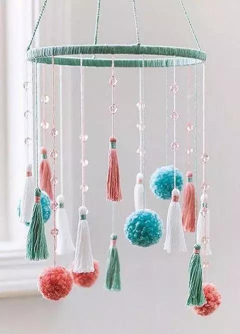 手工流苏又漂亮又简单怎么做，还比传统流苏更加好看哦