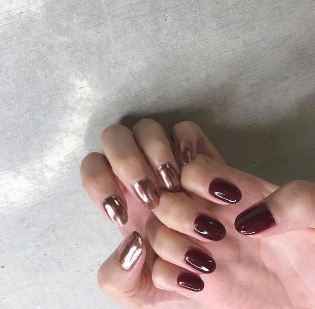 好看的显白的纯色美甲推荐，好看又显白系列美甲