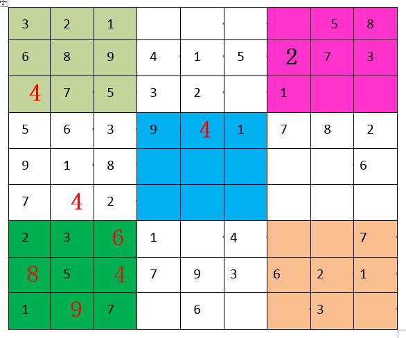 九宫格数独技巧口诀，数独9宫格入门级解题技巧