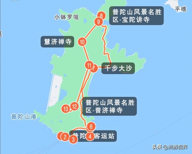 普陀山旅游攻略二日游，普陀山旅游攻略一日游最佳路线（浙江普陀山游玩路线和观音法界）