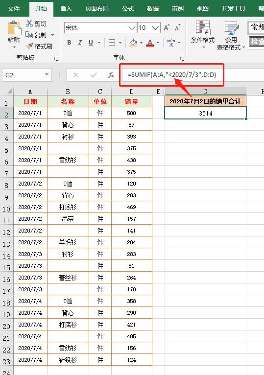 sumif函数详细用法，Excel中的sumif和sumifs