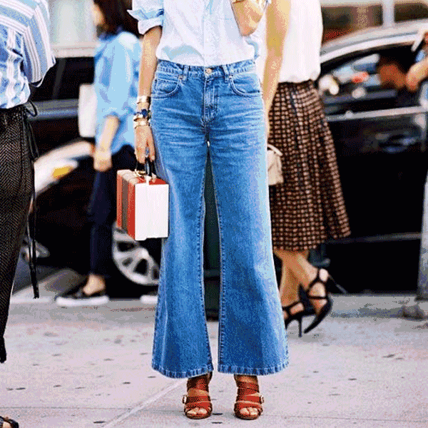 喇叭裤又成时尚界宠儿，喇叭裤怎么穿高级感