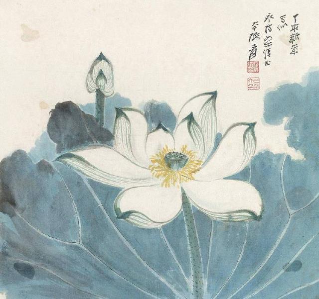 国画芙蓉花图精品欣赏，十大名花十首诗词