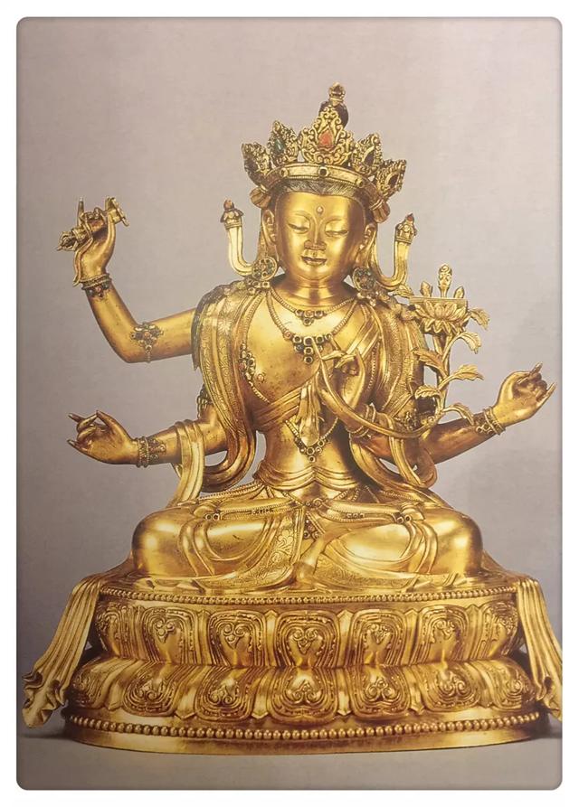 藏传佛教佛像艺术图形，藏传佛教文物之一藏传佛像