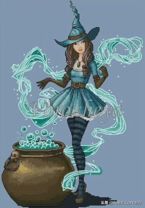 十字绣各种手工绣花图，超多款手工缝制的十字绣图