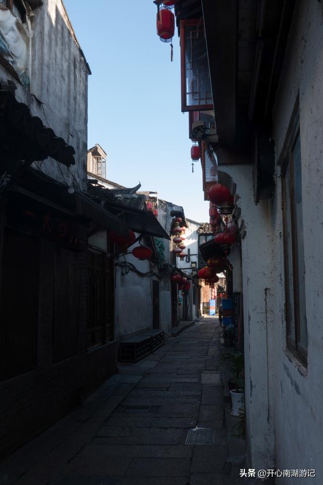 浙江省嘉兴西塘古镇风景区，江南美丽水乡掠影