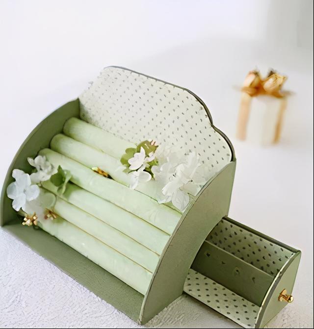 纸板自制收纳盒简单教程，家里的废弃纸板