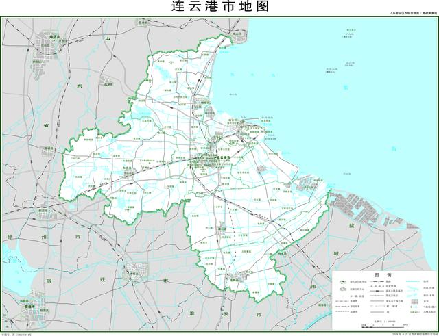 江苏连云港地图，连云港市东海县地图高清版大图