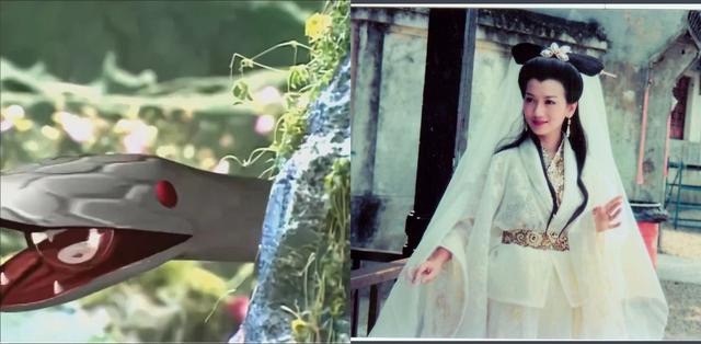 盘点各版本白素贞露出尾巴，同样是现出原形