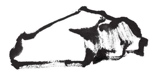  国画山石画法教程，山石基本画法和山石的皴法