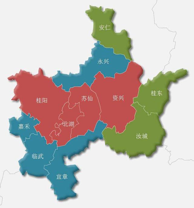 郴州有哪几个省，划分为十一个地区的郴州