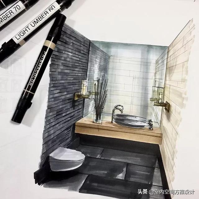 马克笔的六种手绘技法，马克笔用笔技法和上色秘笈