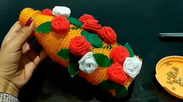 手工制作花瓶简单教程，生活手工小课堂