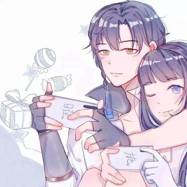 王者情侣头像一男一女情头q版，爆好看的王者荣耀男女头像、情侣头像