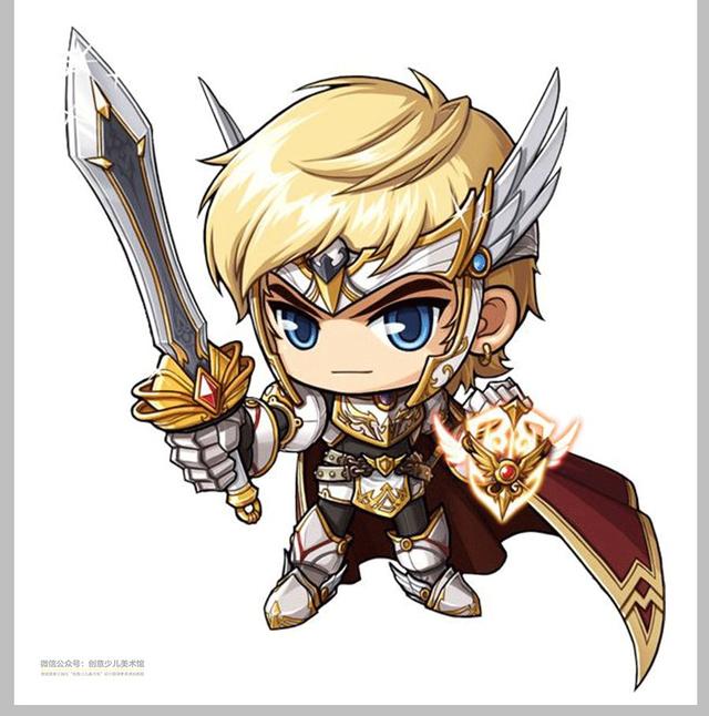 手绘漫画人物q版线条，超可爱的Q版漫画人物学习素材20例