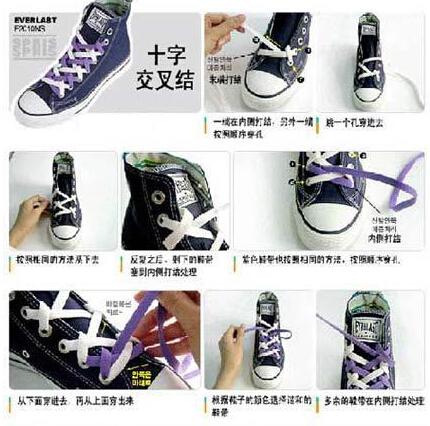 板鞋怎么系鞋带，板鞋系鞋带的方法（板鞋最普通系鞋带的方法）