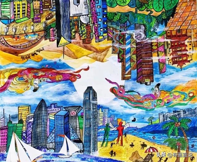 少儿画画图片大全，少儿绘画简单易学儿童画（28张~创意美术儿童范画,很值得初学者收藏）