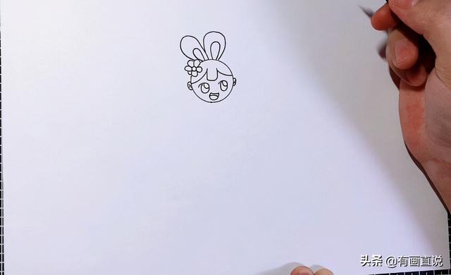 中秋节的嫦娥怎么画简单又漂亮，中秋节主题画第五款嫦娥画法