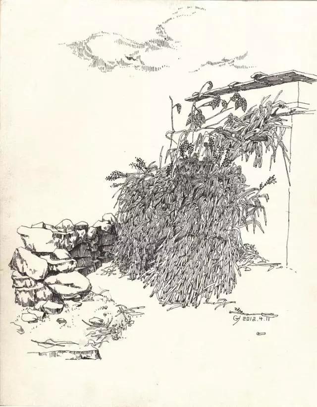 简单好画的风景速写 初学者，老师都是从基础画起来的