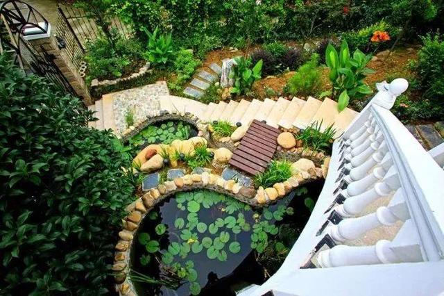 庭院水景观怎么设计，庭院中式元素—叠水