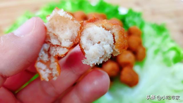 怎样做油炸酥脆的肉丸子，这才是油炸肉丸最好吃的做法