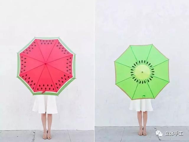 5款创意雨伞手工强势来袭，手工迷你雨伞简单又好看