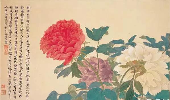 牡丹鉴赏实力画家笔下的牡丹风华，实力画家笔下的牡丹风华