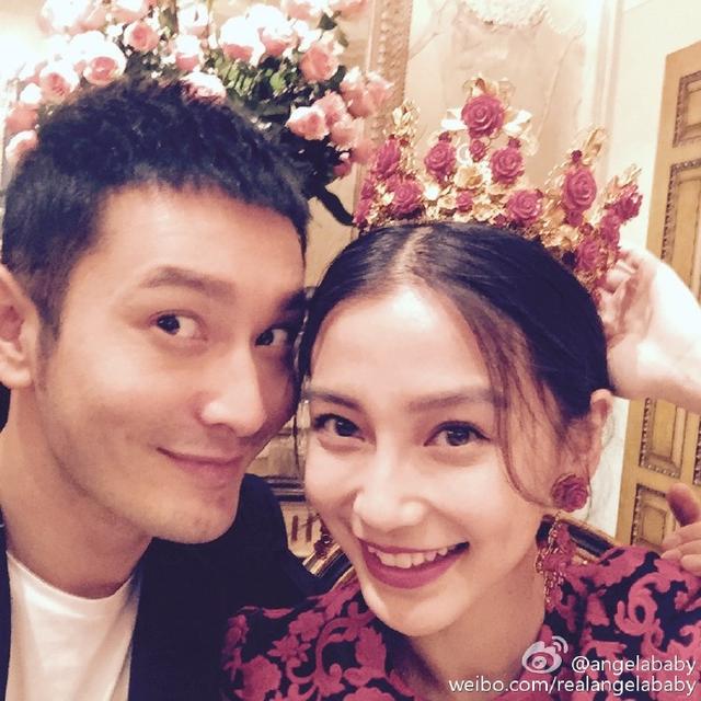 黄晓明和baby，黄晓明第6年为baby庆生（近一个月黄晓明和baby天差地别）