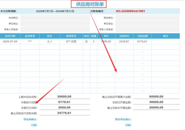 正规对账单格式怎么做，欠款的“对账单”你会写吗