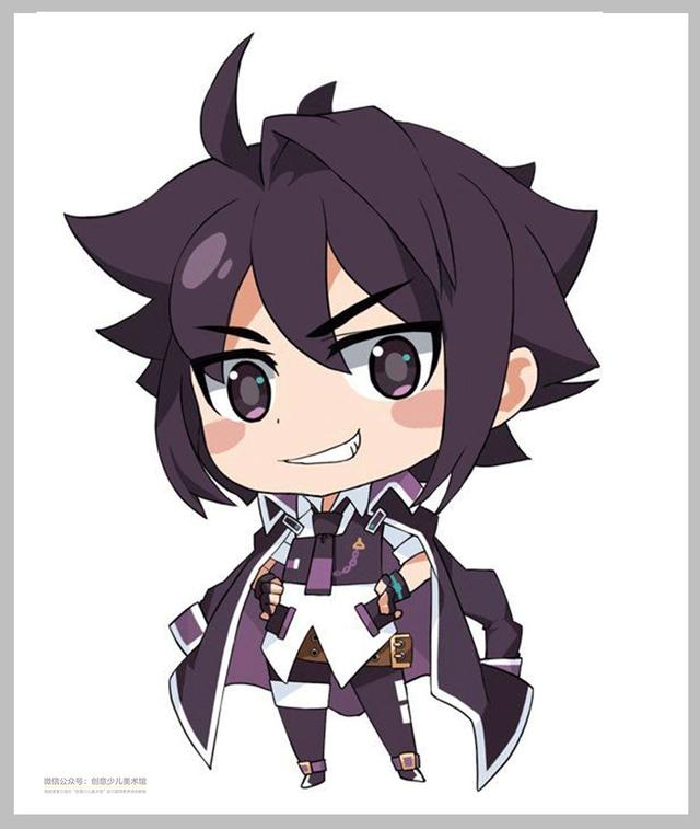 手绘漫画人物q版线条，超可爱的Q版漫画人物学习素材20例