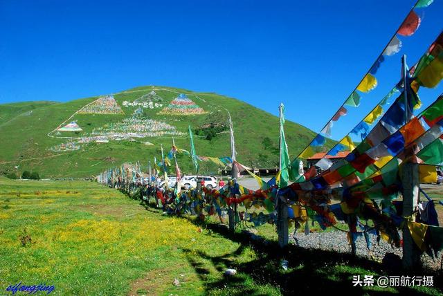 新都桥草原风景，新都桥—塔公草原—雅砻江河谷——迷人的夏季风光